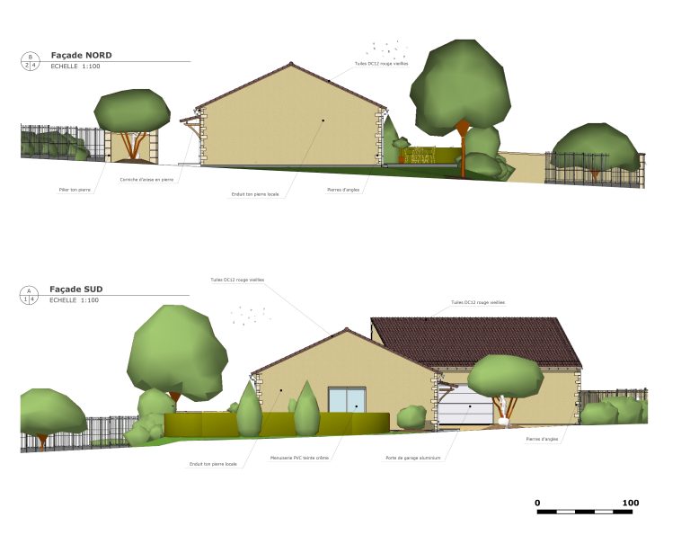 Plan des façades - PCMI5