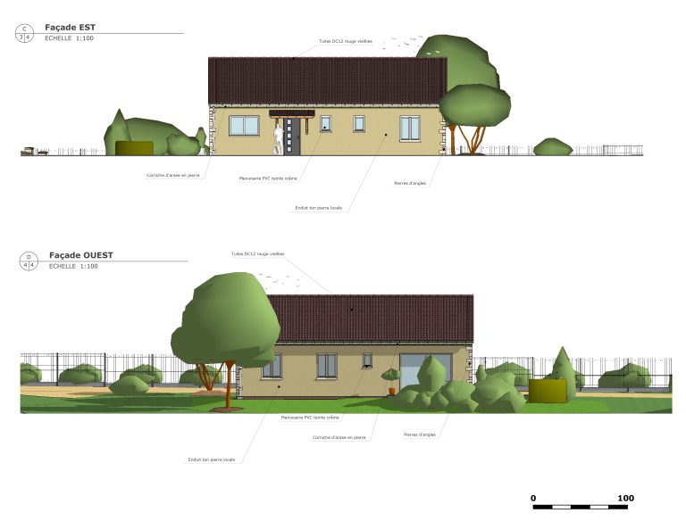 Plan des façades - PCMI5 bis